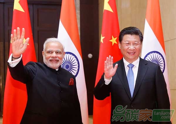 “中國(guó)印度發(fā)布?xì)夂蜃兓?lián)合聲明”