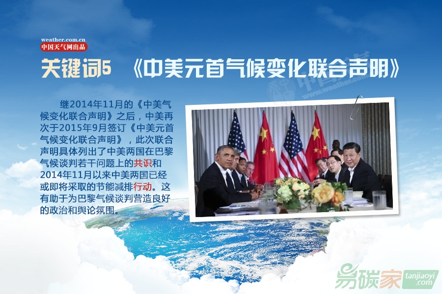 巴黎氣候大會八大關(guān)鍵詞