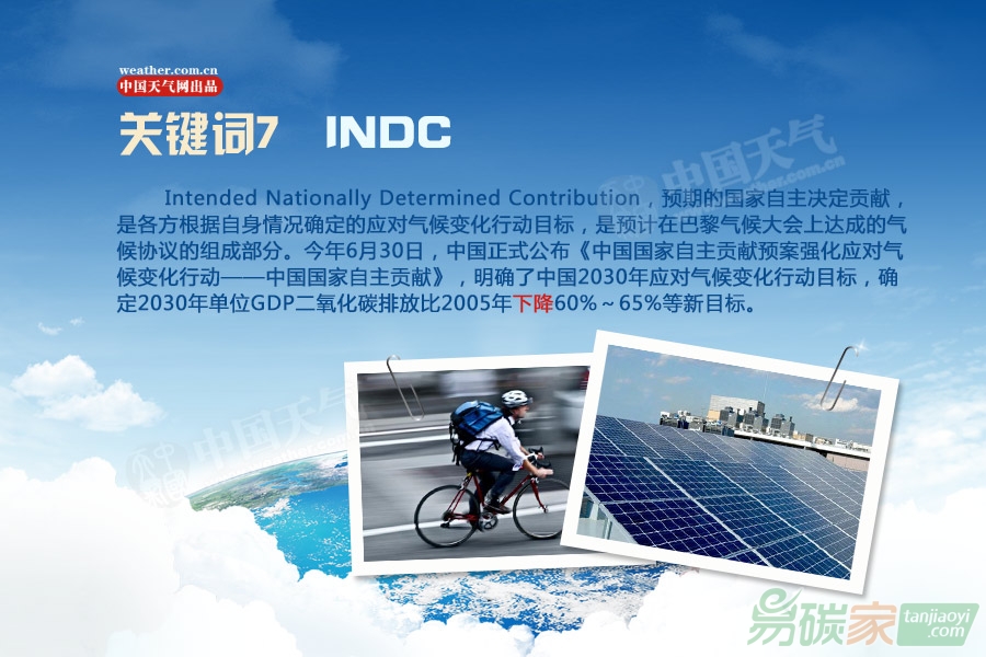 巴黎氣候大會八大關(guān)鍵詞